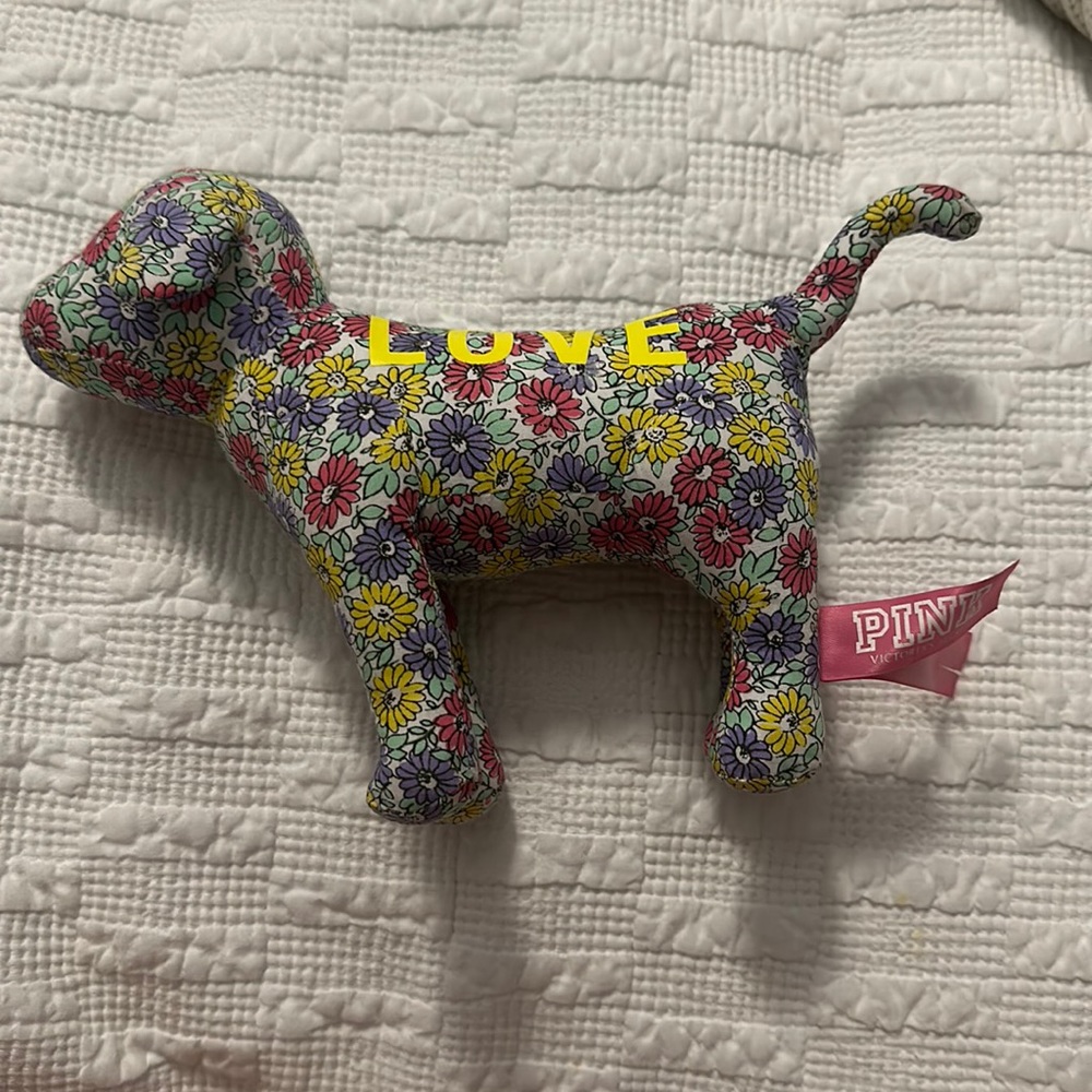 PINK brand floral dog!